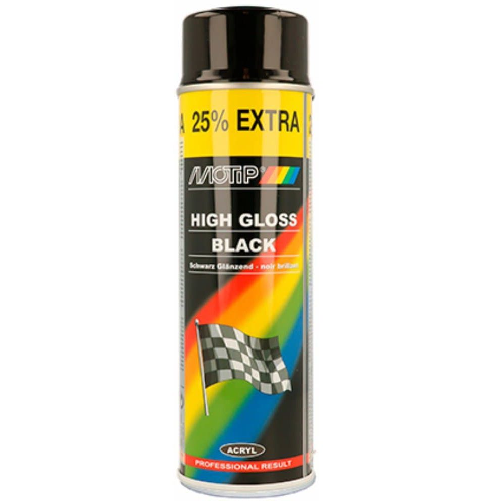 SPRAY MOTIP PRETO BRILHANTE 500ml