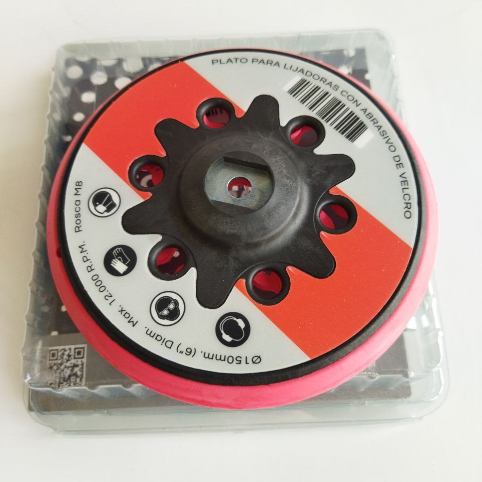 PRATO VELCRO MULTIFUROS 150mm MÉDIO ZAPHIRO