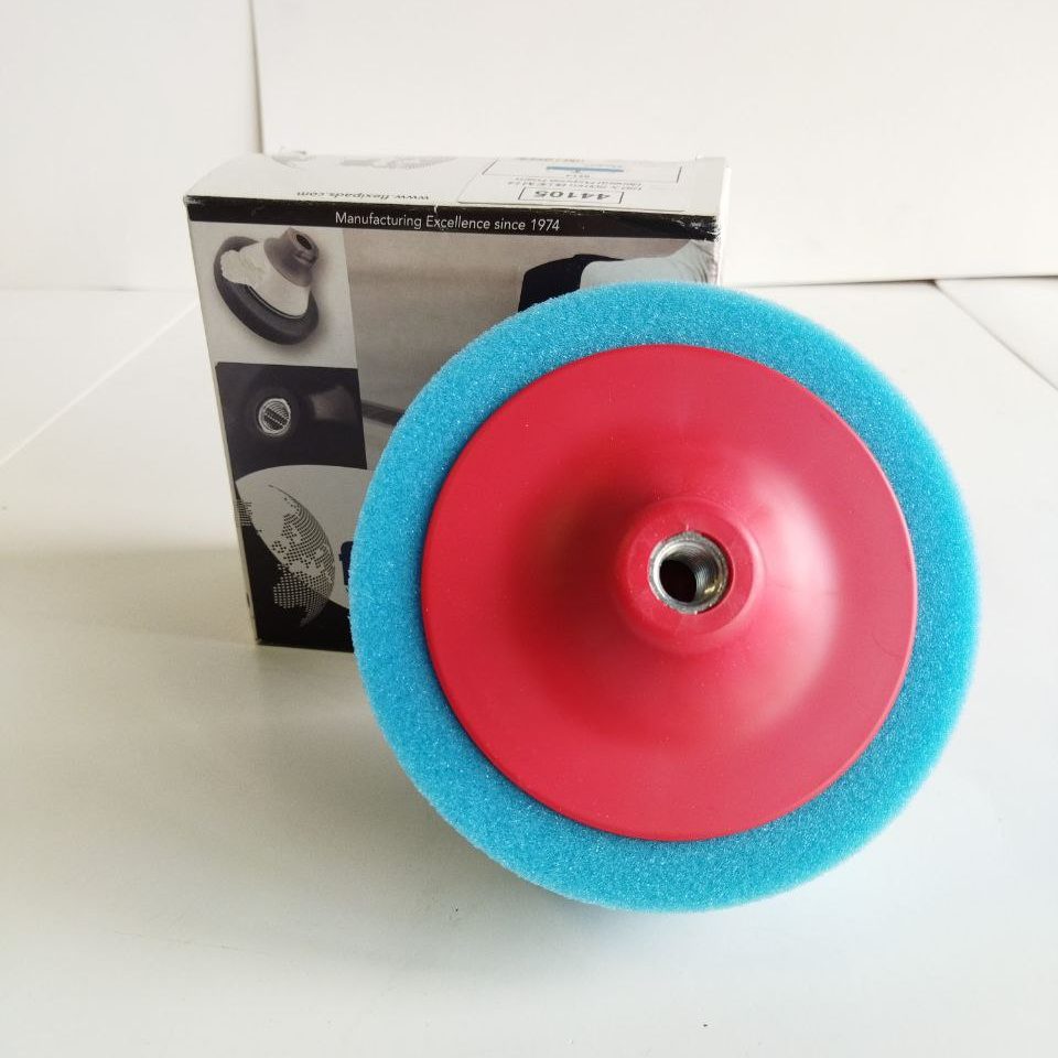 ESPONJA POLIR AZUL C_ROSCA 14mm 44105