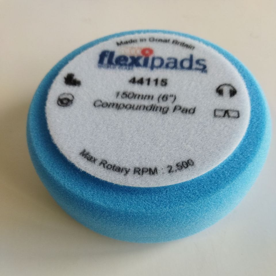 ESPONJA POLIR VELCRO AZUL 44115