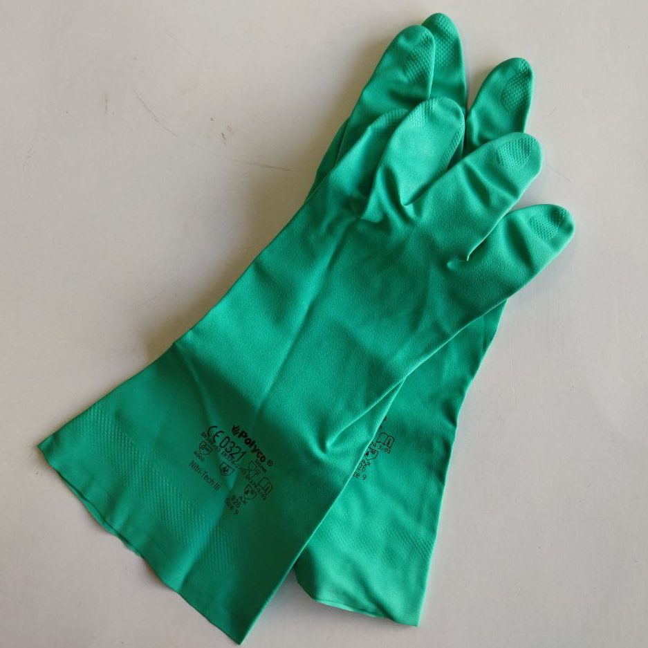LUVAS DE NITRILO verdes